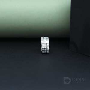 Anillo de lujo con diamantes para hombre, anillo de boda para caballeros, anillo de oro fino de 14 quilates, anillo de diamante elegante para hombre - Product Image 4