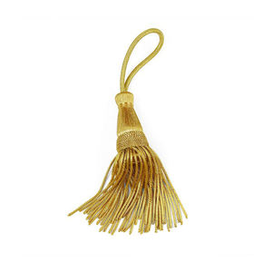 Borla de Tela de Alta Calidad en Oferta, Nuevo Diseño de Borla de Color Sólido para Uso en Prendas, al por Mayor - Product Image 6