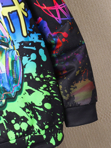 Ropa de bebé niño niña sudaderas con capucha Niño Color sólido Hoodi para hombres de manga larga pulóver niños sudaderas con capucha de lana - Product Image 4