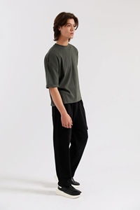 Camiseta de peso pesado de alta calidad para hombre, camiseta informal de gran tamaño, camiseta de gran tamaño personalizada en blanco para hombre, servicio OEM - Product Image 5