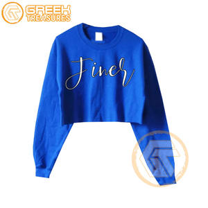 เสื้อสเวตเตอร์สตรีผ้าคอตตอนผ้าฟลีซระบายอากาศได้ดีดีไซน์ใหม่ล่าสุดออกแบบได้ตามต้องการ - Product Image 4