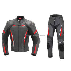 Veste de moto en cuir pour homme Kawasaki blanche et noire, coupe-vent, respirante, séchage rapide, sport, cyclisme, sur mesure, vente chaude - Product Image 1