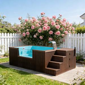 Piscina de Fibra de Vidrio Elevada Personalizada para Niños y Familias, para Jardín, Duradera y con Protección UV - Product Image 3