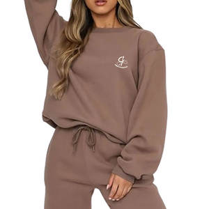 ชุดวอร์มแบบมีฮู้ดแขนยาวปรับแต่งได้ ไซส์ใหญ่ ชุดกีฬาเรียบง่ายสำหรับวิ่ง ปักลาย ทรงเข้ารูป - Product Image 2