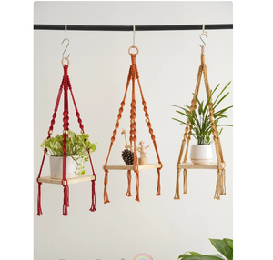 Customized Macrame Plant Hanger for <b>Wall</b> and Window Decoration - Product Image 3