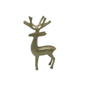 Sculptures décoratives en aluminium barasingha pour la maison Figurines abstraites Cuivre fini pour la maison Salon Décoration Sculpture de bureau - Product Image 6