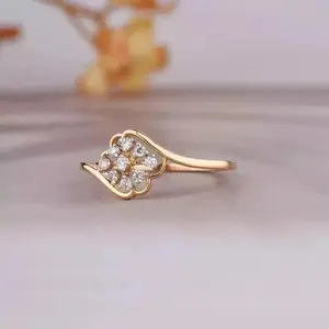 Anillo de bodas Vintage de plata 925 1.1Ct Diamante de moissanita redondo para fiesta de regalo de aniversario de compromiso - Product Image 2