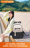 SUN EIGHT Sac à dos scolaire extra large de 20 pouces pour les étudiants du lycée et du collège, sac à dos léger pour ordinateur portable, modèle 8628