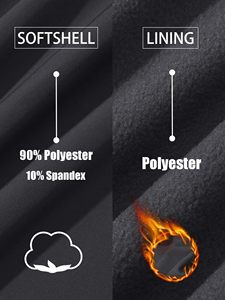 Veste Softshell imperméable à logo à capuche enduite personnalisée pour l'hiver Meilleure vente chaude écologique unisexe légère - Product Image 2