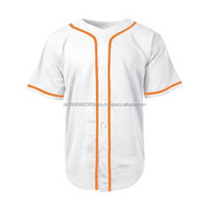 Best Selling Unisex Baseball & Softball Jersey Quick Dry Sportswear Custom Wholesale Sublimated Plain Jersey for <b>Men</b> - Product Image 3