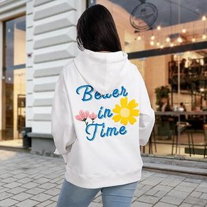 Sudadera con Capucha Extra Grande Y2K Personalizada de Alta Calidad para Mujer, Sudadera Informal Lavada con Efecto Desgastado, Gráfico Bordado en 3D, Otoño Invierno - Product Image 3