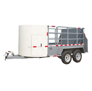 Remolque Galvanizado para Transporte de Ganado, 2/3 Caballos, Marca OEM, Tamaño Personalizable, Resistente, Capacidad de 2001-3000 kg - Product Image 1