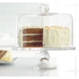 Minimalist <b>Glass</b> <b>Cake</b> <b>Stand</b> <b>With</b> <b>Dome</b> Perfect For Modern Homes Seeking Clean And Sophisticated Dessert Displays - Product Image 6