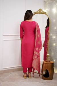 Traje Romano de Seda para Mujer, Mayorista, Último Modelo, Bordado a Mano, Conjunto de Tres Piezas, Completamente Cosido, Varias Tallas - Product Image 2