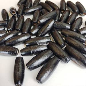 Lot de 4 perles en bois à facettes caramel 20mm en forme et taille de perles en bois colorées personnalisées Livraison rapide depuis l'Inde - Product Image 5