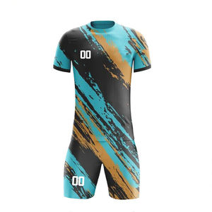 Ensembles de maillots de football américain de football rétro en gros Uniforme d'entraînement de créateur original Imprimé Couleurs de l'équipe Manches courtes Longueur - Product Image 5