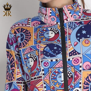 Ensemble de 2 pièces Jogging respirant et léger pour femmes Grande taille Vêtements de sport en coton Taille élastique Jogging de sublimation - Product Image 2