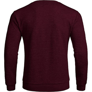 Sudadera Lisa con Cuello Redondo OEM, Negra, Unisex, de Algodón y Felpa, Ropa Promocional para Fabricación al por Mayor - Product Image 2