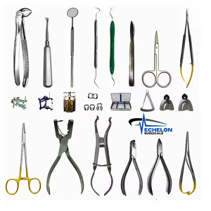 Kit de instrumentos quirúrgicos dentales de acero inoxidable Manual de grado alemán, juego de pinzas elevadoras para cirugía de extracción - Product Image 1