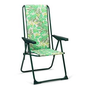 Muebles de exterior estilo estructura de acero/sillón acolchado con respaldo de 5 posiciones - Product Image 1