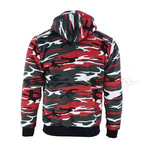 Sudadera con capucha de motocicleta impermeable de alta calidad con forro reforzado resistente a la abrasión y a prueba de cortes sudaderas con capucha de carreras - Product Image 4