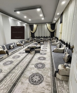 Canapé Maghribi Majles arabe moderne Meubles de maison en tissu de style marocain pour le salon et l'appartement - Product Image 3