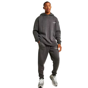 Sweat Suit Unisex Tech Fleece Jogging Sports Conjunto de dos piezas Pantalones de chándal y Sudadera con capucha Chándal de ajuste regular para hombres - Product Image 6
