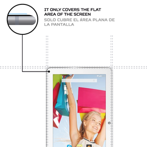 Protecteur d'écran antichoc pour tablette Odys Rise 10 Quad - Product Image 4