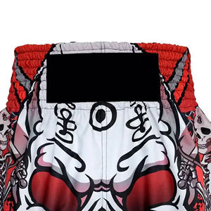 Short de grappin MMA en coton uni personnalisé pour hommes vente en gros de tenue de combat de karaté personnalisable Muay Thai OEM - Product Image 5