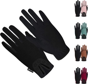 Venta al por mayor nuevo barato cuero genuino Unisex deportes de invierno guantes de equitación diseño personalizado impresión diseño de trabajo PK - Product Image 5