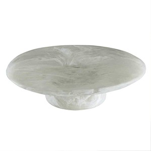 Mini bol sur pied en résine de couleur blanche Bol en bois et résine blanc en ligne au meilleur prix Taille du produit personnalisé Fabriqué en Inde - Product Image 4