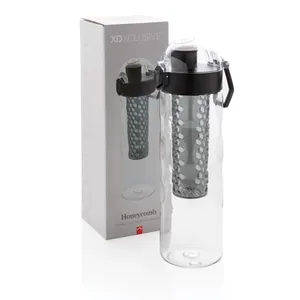 Bouteille d'eau personnalisée de 700 ml avec infuseur en nid d'abeille, bouteille de sport avec merchandising unique - Product Image 4