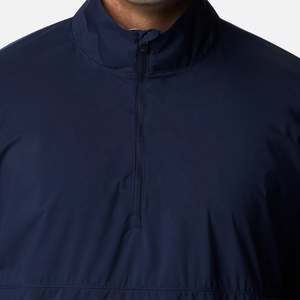 เสื้อสเวตเตอร์สวมหัวมีซิปสำหรับผู้ชายเสื้อกีฬาแขนยาวเสื้อสวมหัวเข้ารูปมีซิปสำหรับ1/4ออกแบบโลโก้ได้ตามต้องการ - Product Image 2