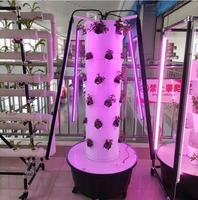 Tour hydroponique verticale Offre Spéciale Serre Jardin Intérieur Tour de culture sans sol Kit de culture Type rond