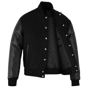 Producto más vendido Chaqueta Versity de cuero Las mejores chaquetas Versity de cuero delgadas de invierno Chaqueta CollegeBaseballjacket personalizada para hombres - Product Image 3