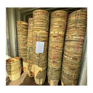 Produits pour les pêcheurs: Panier de crabe de haute qualité en bois durable et robuste // Panier de crabe en bois rond fait à la main de 99GD - Product Image 6