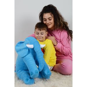Morbido elefante simpatico compagno di sonno 90 Cm - Product Image 6