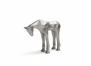 Figuras de Lobo de Lujo en Oro y Plata, Escultura Moderna de Animales Metálicos, Decoración Navideña para el Hogar, Regalo y Escritorio de Oficina - Product Image 3