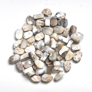 10 piezas de calidad de grado AAA 14-16 MM ópalo sin tratar piedras preciosas naturales dendríticas en bruto para la fabricación de joyas para arte de piedra de Palma - Product Image 1