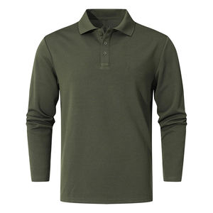 Polo ligero único y elegante para hombre, Polo transpirable de manga larga de alta calidad para hombre - Product Image 1