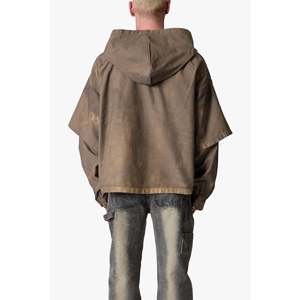 Chaqueta Poncho De Caza Aceitada-Tan - Product Image 3