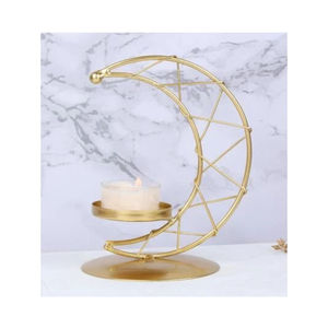 Nouveau Design Moderne Bougeoir En Métal Table À Manger Décoratif Bougie Titulaire pour Vente Chaude Ramadan Décoration Accessoires - Product Image 1