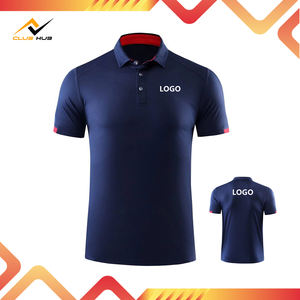 Logotipo personalizado impreso secado rápido 100% poliéster Golf tenis para Polo camisa sólido Casual clásico Ajuste de manga corta uniformes de tenis - Product Image 4
