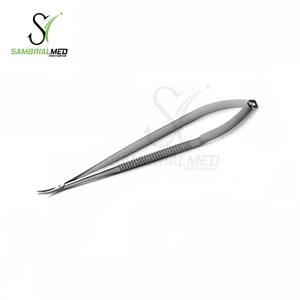 Nuevos instrumentos de Oftalmología certificados A + ISO, grado médico, 14cm, 16cm, manual de aguja de Castroviejo de acero inoxidable Curvo - Product Image 6