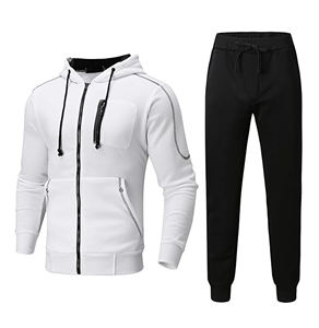Gym Fitness Sportswears Tech Fleece Training Tracksuits Men Two Piece Set Survêtement Jogging Suit For Men Zipper Tracksuits - Product Image 1