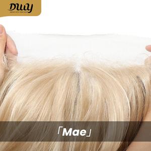 Mae-DWY 28-Inch Wavy Glueless <b>Lace</b> <b>Front</b> <b>Wig</b> for Women Transparent <b>Lace</b> Color - Product Image 6