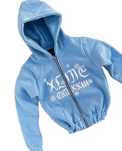 Ensemble pantalon de survêtement évasé et sweat à capuche unisexe à impression personnalisée Survêtement en éponge française deux pièces avec strass grande taille pour femmes - Product Image 5