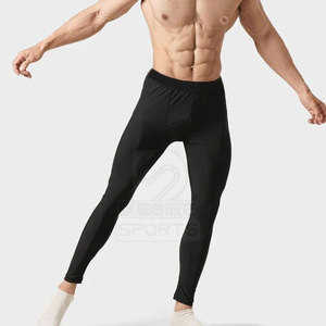 DESIRE SPORTS Pantalons de compression personnalisables pour hommes, de haute qualité, séchage rapide, respirants, en tissu polyester, avec taille élastique - Product Image 5