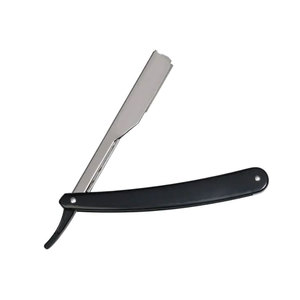 Rasoirs de rasage de barbier en acier inoxydable de haute qualité de sécurité design coulissant réutilisable pour les cheveux des hommes poignée en plastique du visage et du corps - Product Image 1
