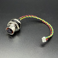 Cable M12 Código B a JST (XA/ZH/XH) / Molex |   Conector de Panel Metálico Macho/Hembra de 4/5 Pines